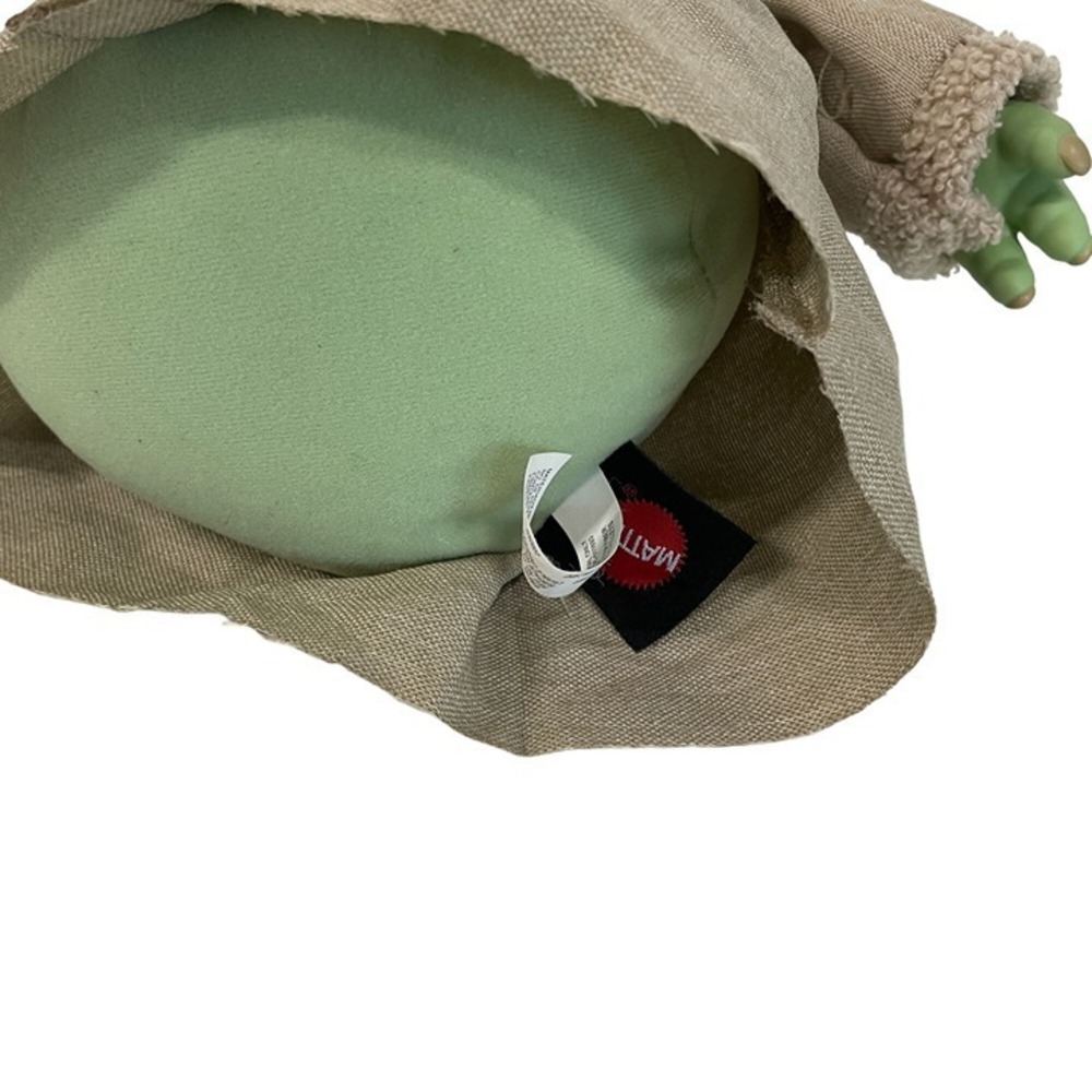 Star Wars the Child Grogu Baby Yoda 11" Plush Toy Brown Robe & Sherpa Trim - Picture 6 of 6
